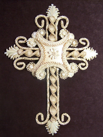 Straw Wrought Iron Cross, 2006 Dianne Gardner, Photo by Richard Cesal